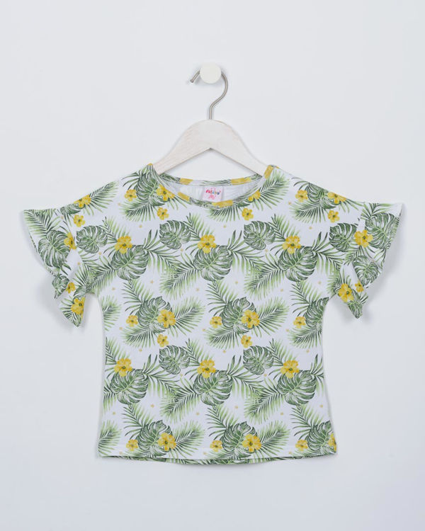 Picture of C2072 GIRLS FRESH FLOWERY TOP